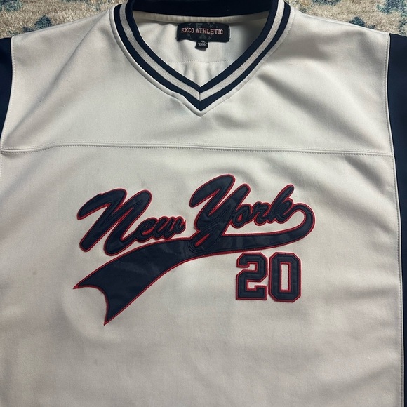 Vintage Y2K Exco New York Pullover Baseball Jersey Size XL - Picture 4 of 6